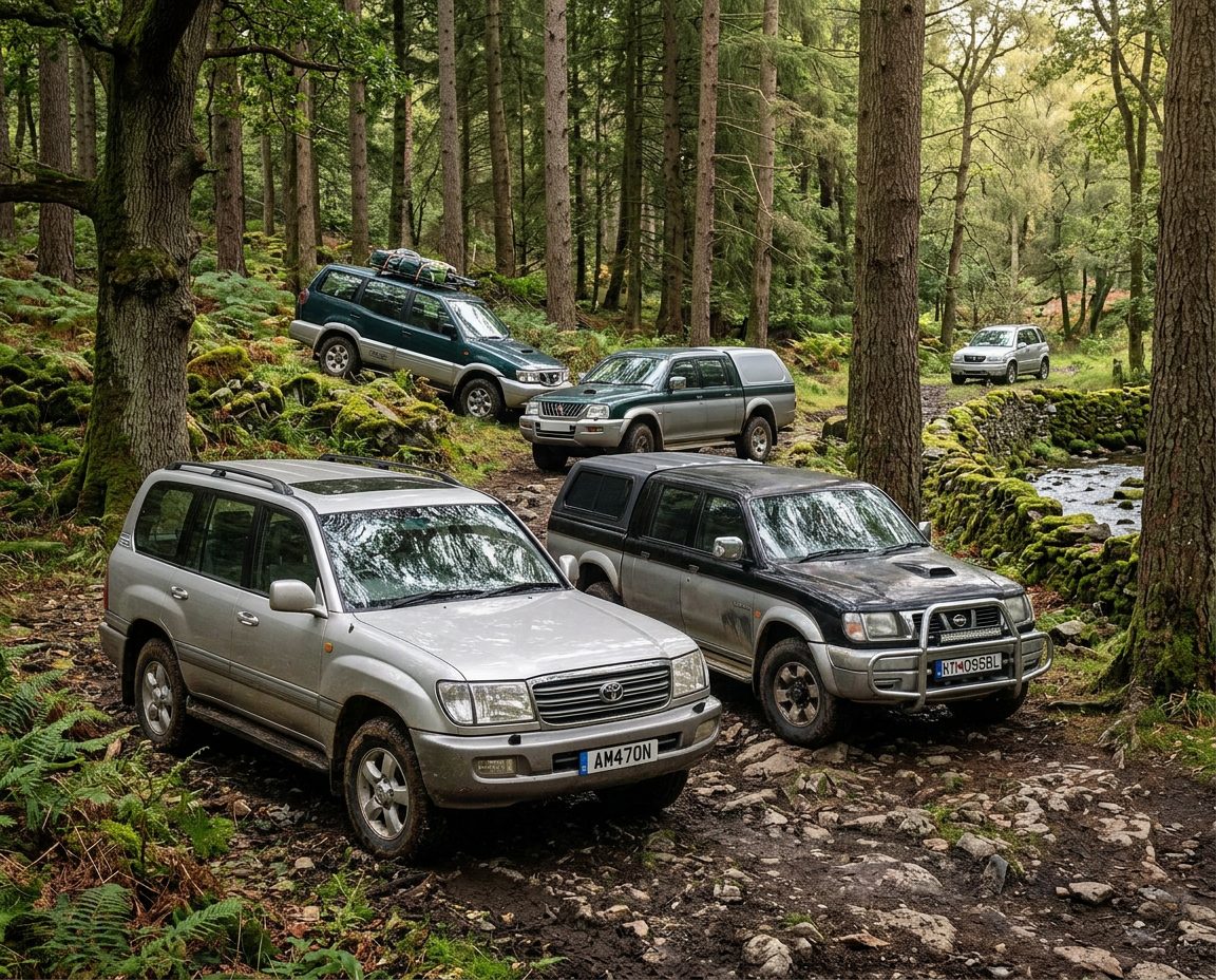 Pajero v teréne